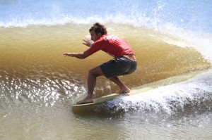 Surfing at Noosa Surf Festival